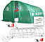 6m x 3m + Anchorage Stake Kit (20' x 10' approx) Pro+ Green Poly Tunnel