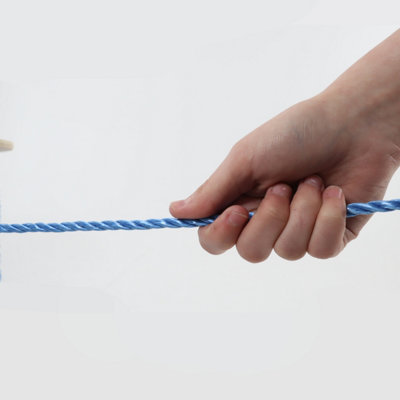 6mm Blue Polypropylene Rope 500M Drum - Ideal for Cable Pulling - 6