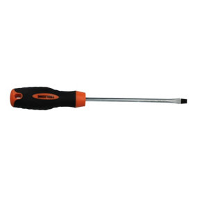 6mm Flat Head Slotted Blade Screwdriver Magnetic Tip 150mm Rubber Handle