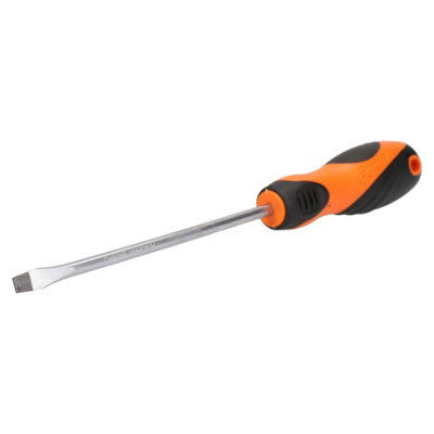 6mm Flat Headed Slotted Blade Screwdriver Magnetic Tip with Rubber Handle