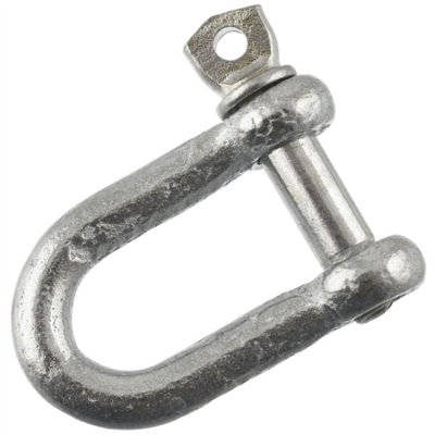 6mm Galvanised Shackle Single Shackle Link Chandlery DK01