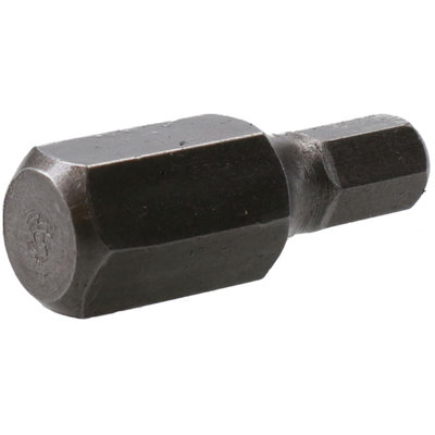 6mm Hex Allen Key Bit 30mm Length 10mm Shank Chrome Vanadium Hardened Tip