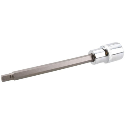 6mm Hex Allen Key Long Bit Internal Socket Metric 1/2" Drive 140mm Length Cr-V