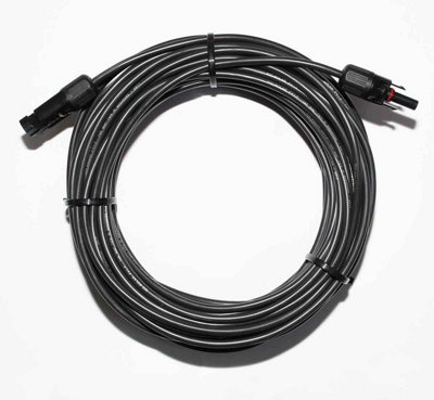 6mm Solar PV Cable with Waterproof Solar Connectors H1Z2Z2-K Double ...