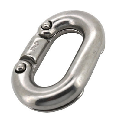 6mm Stainless Steel Split Connecting Chain Link / Shackle 2100KG ...