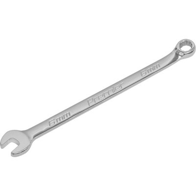 6mm Steel Combination Spanner - Long Slim Design Combo Wrench - Chrome ...