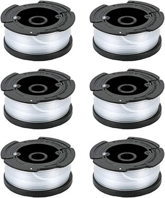 6Pack AF 100 3ZP Weed Eater String Compatible with Black Decker Wacker ...