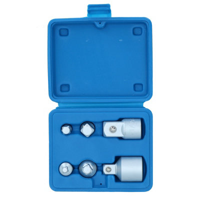 6pc Adapter Step Up Down Socket Adaptor Ratchets Sockets
