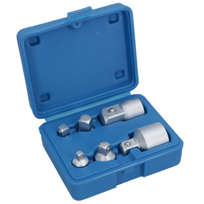 6pc Adapter Step Up Down Socket Adaptor Ratchets Sockets