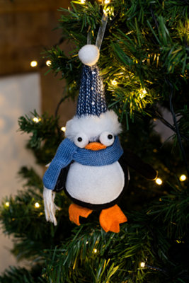 6pc Fabric Hanging Christmas Tree Decoration