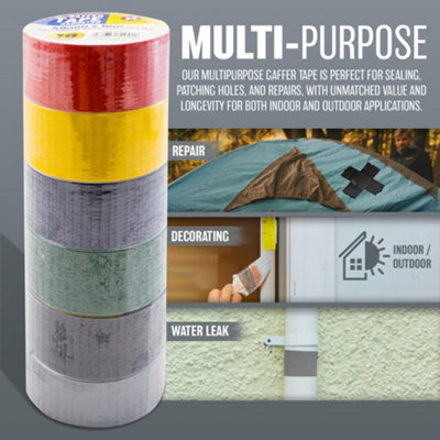 10M Super Sticky Duct Repair Tape Waterproof Strong Self Adhesive Carpet Tape DI - Foto 5