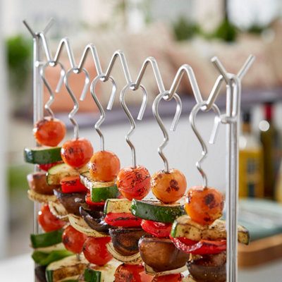 6pc Hanging Skewers with Stand - 3