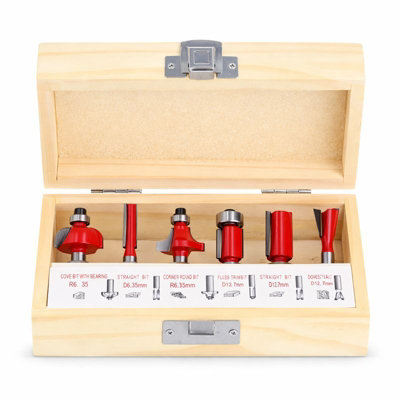 6Pc Router Bit Set in Double Blister Laminator Timber Kitchen Wood ...