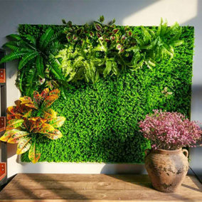 6Pcs  Artificial Craft Grass Garden for DIY Decoration 60 x 40cm