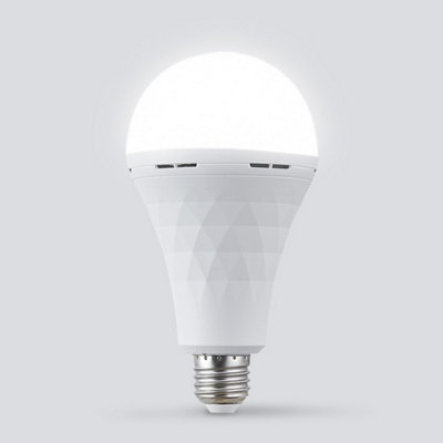 6PCS Emergency LED Light Bulb 15W Rechargeable Bulb LED Intelligent ...