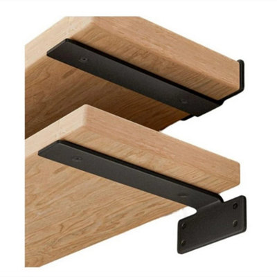 6pcs Heavy Duty Floating Shelf Support Bracket Metal T Bracket ...