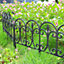 6pcs Outdoor Picket Fence Decorative Garden Border Edging