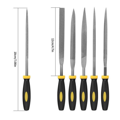 6pcs Precision Needle File and Rasps Set Metal Hand Tools