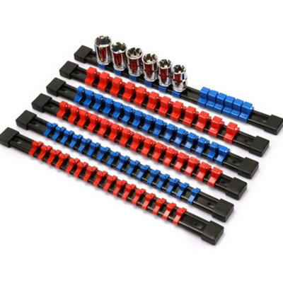 6PCS Socket Rail Storage Holder Organizer Tray Set 1/2