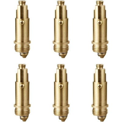 6pcs Spring Core Pop Up Sink Drain Plug Brass Spring Bolt Fits Most ...