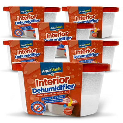 6pk 400ml Interior Dehumidifiers Disposable Window Moisture Absorber