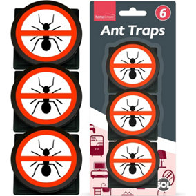 6pk Ant Traps Indoor & Outdoor - Ant Bait Stations for Home - Ant Killer Indoor - Ant Trap - Stop Ant Bait Station