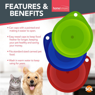 Plastic lids for cans of dog food hot sale