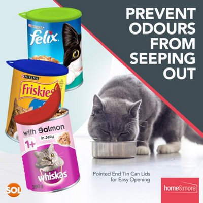 Plastic lids for cat food cans sales