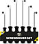 6pk Phillips Screwdriver Set - 3.4mm, 4.5mm Non-Slip Grip Screwdrivers - Electrical Screwdriver Sets - Electricians Screwdriver