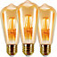 6W Filament Light Bulb E27 Base, 2200K