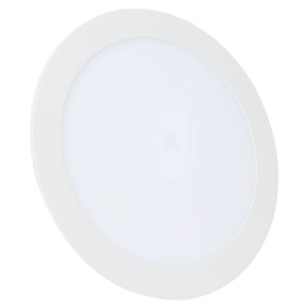 6W LED Daylight White Recessed Round Panel Light 6500k lf14