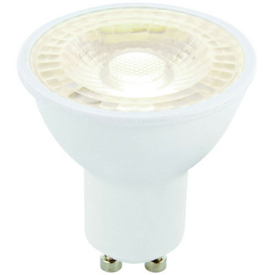 6W LED DIMMABLE GU10 Light Bulb Cool White 4000K 420 Lm Outdoor & Bathroom Lamp