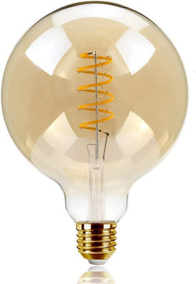 6W LED G125 Ball Bulb Ornament E27 Base, 2200K