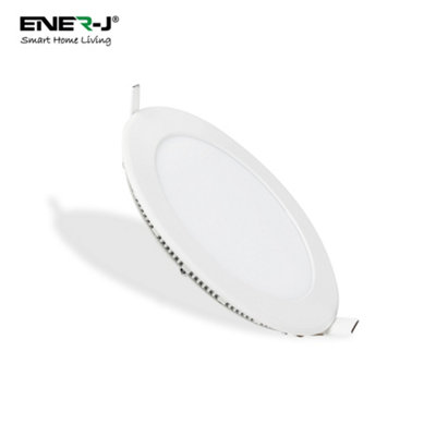 6W Recessed Round LED Mini Panel Downlight, 120mm Diameter, 105mm Hole Size, 2 Years Warranty