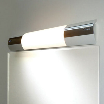 6Watt LED Polished Chrome Dual Voltage Shaver Light Bathroom Mirror Light