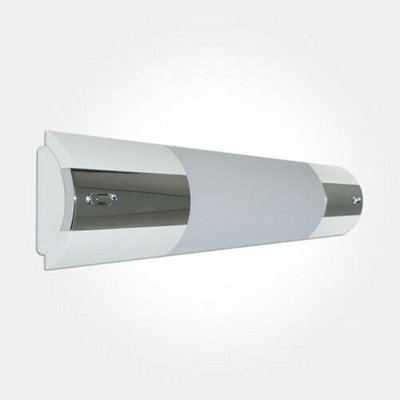6Watt LED Polished Chrome Dual Voltage Shaver Light Bathroom Mirror Light