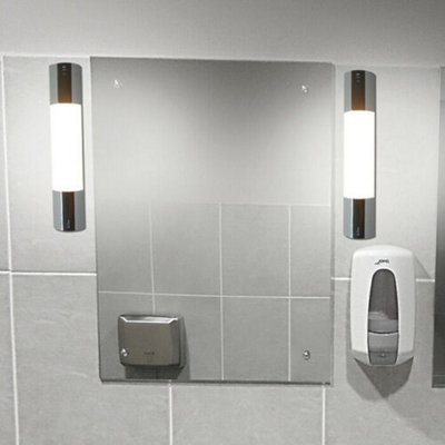 6Watt LED Polished Chrome Dual Voltage Shaver Light Bathroom Mirror Light - 7