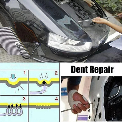 6x Auto Puller Rods Paintless Repair Tools Car Removal Hail Push Kit