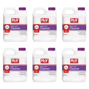 6x Calmag H&V Controls HV800 Heavy Duty Central Heating System Cleaner 1 Litre