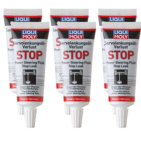6x Liqui Moly Power Steering Stop Leak Treatment 35ml Rack Box Fluid Seal