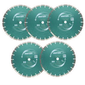 6x Makita P-83864 Diamak Diamond Segmented Cutting Blade 12" 300mm Disc Cutter