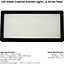 6x MATT BLACK Ultra-Slim Rectangle Under Cabinet Kitchen Light & Driver Kit - Warm White Diffused LED