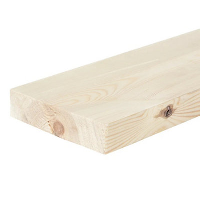 6x1.5 Inch Planed Timber  (L)1800mm (W)144 (H)32mm Pack of 2