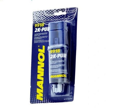6x30g MANNOL 2K-PUR Glue Adhesive Cosmetic Repair Plastic Metal Wood Stone - 6