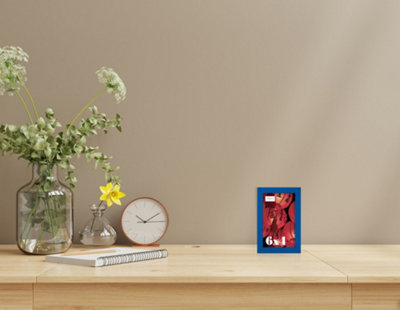 6x4 Blue Picture Frame (15.2 x 10.2cm) Poster, Photo, Artwork, Gallery Wall or Print
