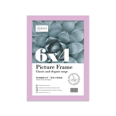 6x4 Lilac Picture Frame (15.2 x 10.2cm) Poster, Photo, Artwork, Gallery Wall or Print