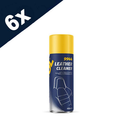 6x450ml MANNOL Leather Car Interior Cleaner Smell Remover Restores Seats