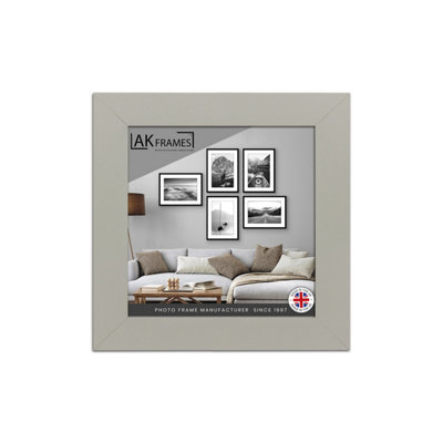 6x6" Light Grey Poster Frame - Modern Picture Frame for Wall Art, Prints and Photos - Durable and Stylish Display Frame
