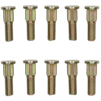 7/16" UNF Replacement Wheel Studs for Trailer Suspension Hubs Hub Pack of 10