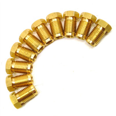 AB Tools 20pc 1/2" X 20 UNF Steel Brake Pipe Fittings - Male & Female For 5/16" Pipe